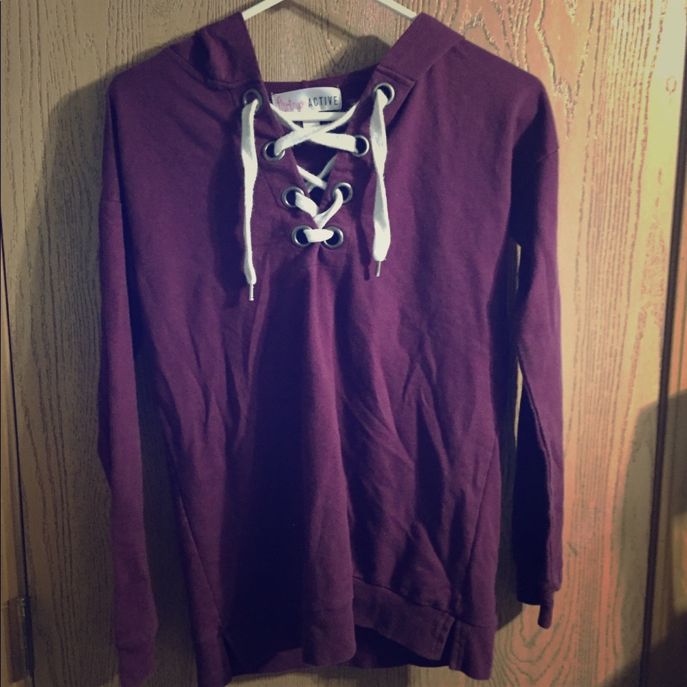 Flirtitude Purple Sweatshirt
